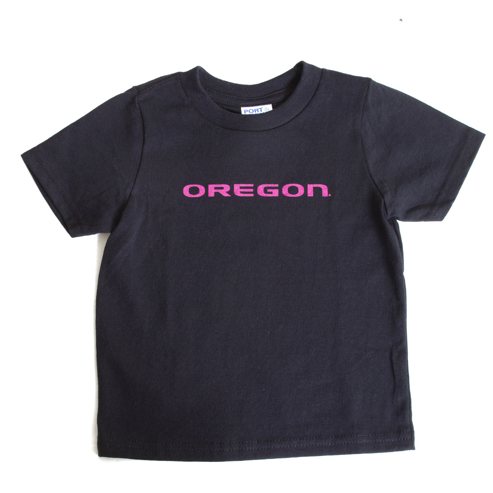 Oregon, McKenzie SewOn, Black, Crew Neck, Kids, Toddler, 649590